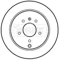 Handler.Part Brake disc BORG & BECK BBD4611 1