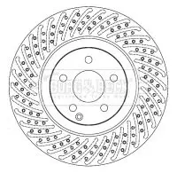 Handler.Part Brake disc BORG & BECK BBD4628 1