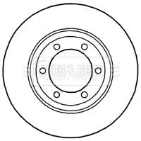 Handler.Part Brake disc BORG & BECK BBD4642 1