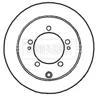 Handler.Part Brake disc BORG & BECK BBD4644 1