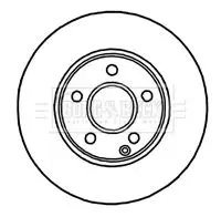 Handler.Part Brake disc BORG & BECK BBD4721 1