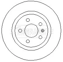 Handler.Part Brake disc BORG & BECK BBD4729 2