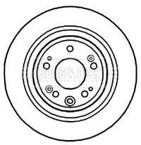 Handler.Part Brake disc BORG & BECK BBD4744 1