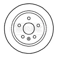 Handler.Part Brake disc BORG & BECK BBD4757 2