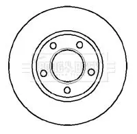 Handler.Part Brake disc BORG & BECK BBD4760 2