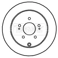 Handler.Part Brake disc BORG & BECK BBD4763 1