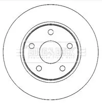 Handler.Part Brake disc BORG & BECK BBD4768 2