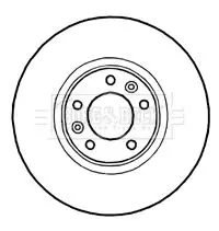 Handler.Part Brake disc BORG & BECK BBD4775 2