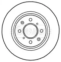 Handler.Part Brake disc BORG & BECK BBD4786 1