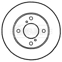 Handler.Part Brake disc BORG & BECK BBD4787 2