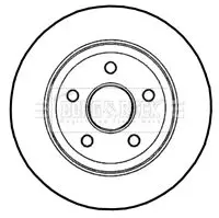 Handler.Part Brake disc BORG & BECK BBD4661 2