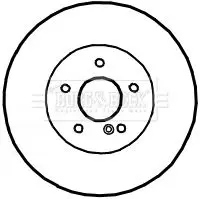 Handler.Part Brake disc BORG & BECK BBD4663 2