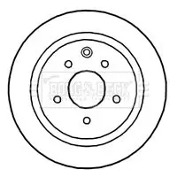 Handler.Part Brake disc BORG & BECK BBD4670 2