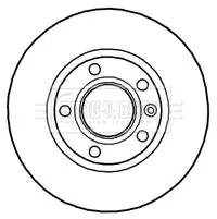 Handler.Part Brake disc BORG & BECK BBD4685 1