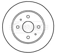 Handler.Part Brake disc BORG & BECK BBD4698 2