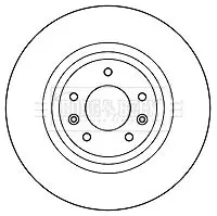 Handler.Part Brake disc BORG & BECK BBD4706 1