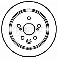 Handler.Part Brake disc BORG & BECK BBD4714 1