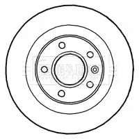 Handler.Part Brake disc BORG & BECK BBD4799 2