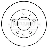 Handler.Part Brake disc BORG & BECK BBD4801 2