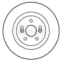 Handler.Part Brake disc BORG & BECK BBD4814 1