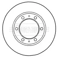 Handler.Part Brake disc BORG & BECK BBD4815 2