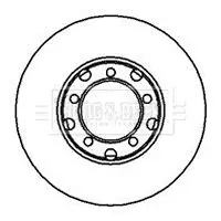 Handler.Part Brake disc BORG & BECK BBD4824 1