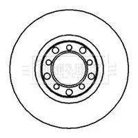 Handler.Part Brake disc BORG & BECK BBD4827 1