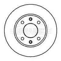 Handler.Part Brake disc BORG & BECK BBD4834 1