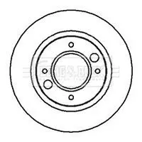 Handler.Part Brake disc BORG & BECK BBD4837 1