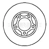 Handler.Part Brake disc BORG & BECK BBD4839 1