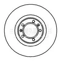 Handler.Part Brake disc BORG & BECK BBD4878 1