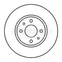 Handler.Part Brake disc BORG & BECK BBD4879 1