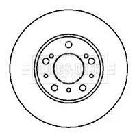 Handler.Part Brake disc BORG & BECK BBD4881 1