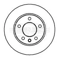 Handler.Part Brake disc BORG & BECK BBD4887 1