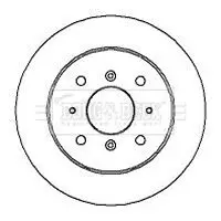 Handler.Part Brake disc BORG & BECK BBD4892 1