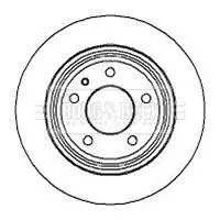 Handler.Part Brake disc BORG & BECK BBD4895 1