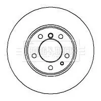 Handler.Part Brake disc BORG & BECK BBD4896 1