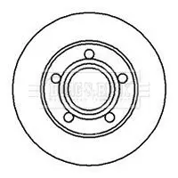 Handler.Part Brake disc BORG & BECK BBD4899 1