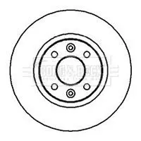 Handler.Part Brake disc BORG & BECK BBD4912 1