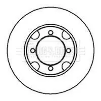 Handler.Part Brake disc BORG & BECK BBD4917 1