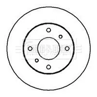 Handler.Part Brake disc BORG & BECK BBD4942 1