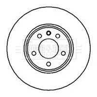 Handler.Part Brake disc BORG & BECK BBD4959 1