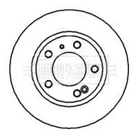 Handler.Part Brake disc BORG & BECK BBD4978 1