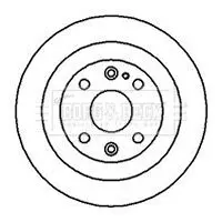 Handler.Part Brake disc BORG & BECK BBD4994 2