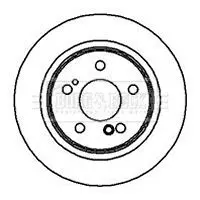 Handler.Part Brake disc BORG & BECK BBD4998 1