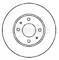 Handler.Part Brake disc BORG & BECK BBD5005 1