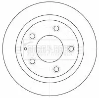 Handler.Part Brake disc BORG & BECK BBD5137 1