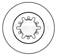 Handler.Part Brake disc BORG & BECK BBD5140 1