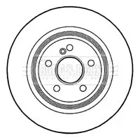 Handler.Part Brake disc BORG & BECK BBD5143 1