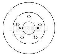 Handler.Part Brake disc BORG & BECK BBD5177 2